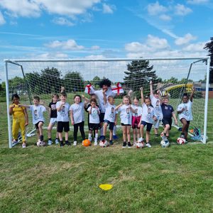 Breadsall Hill Top Primary School hosts a penalty shootout to raise money for a rare condition