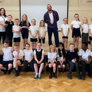 Whitegate Primary School in Clifton steps into Strictly with Robin Windsor