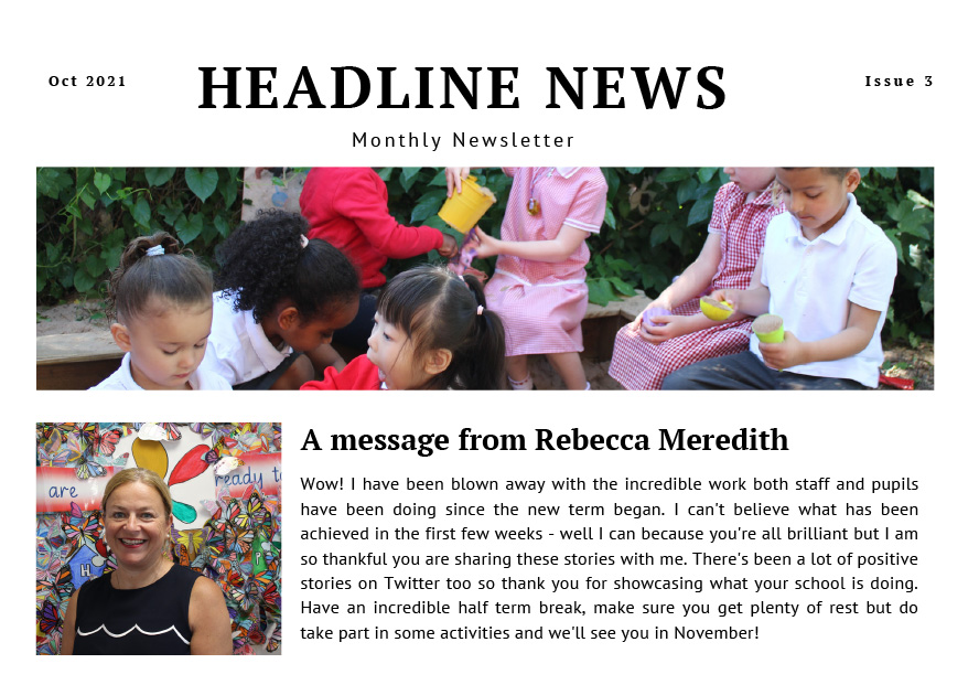 Headline News – October Issue 3