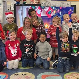 Cosy Christmas jumpers and sharing festive stories