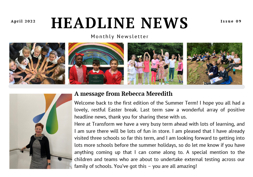 Headline News – April Issue 9