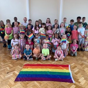Whitegate Primary School goes beyond rainbows for Pride as staff and children celebrate its values of inclusivity and belonging