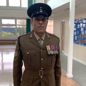 Breadsall Hill Top Primary School in Derby leads an Act of Remembrance Service with special guest Sergeant Garry Murfin