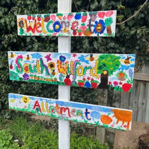 South Wilford launch a brand new allotment with help from their school community