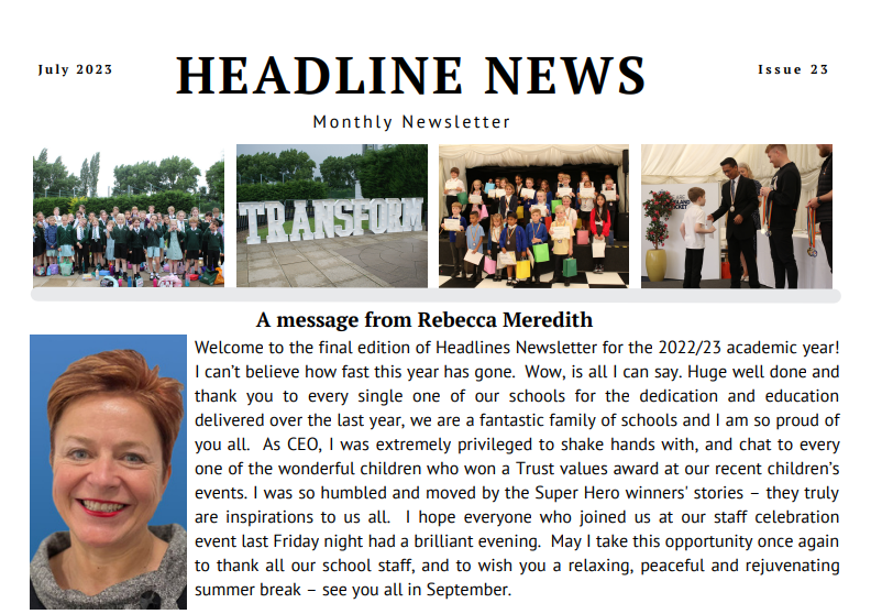 Headline News – July 2023, Issue 23