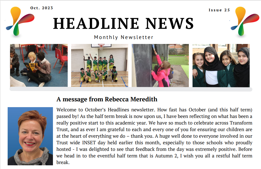 Headline News – October 2023, Issue 25