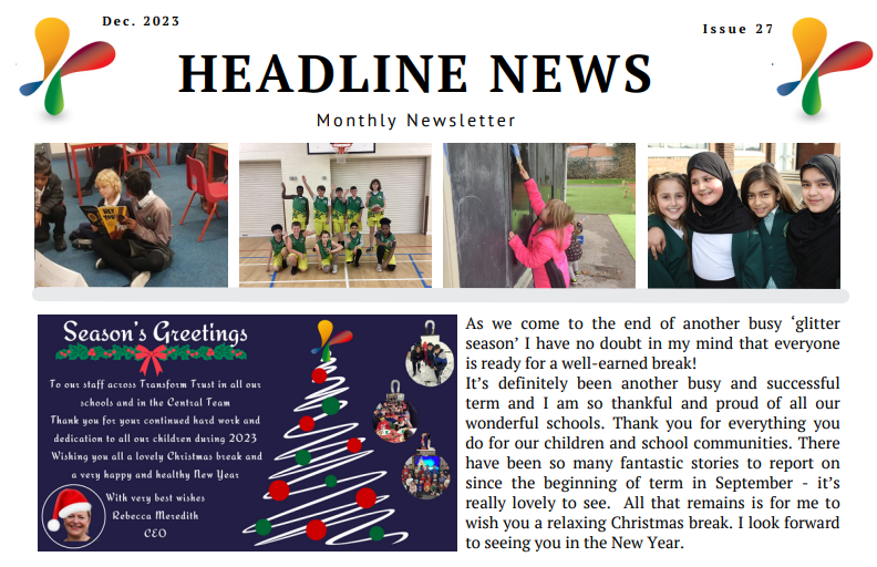 Headline News – December 2023, Issue 27