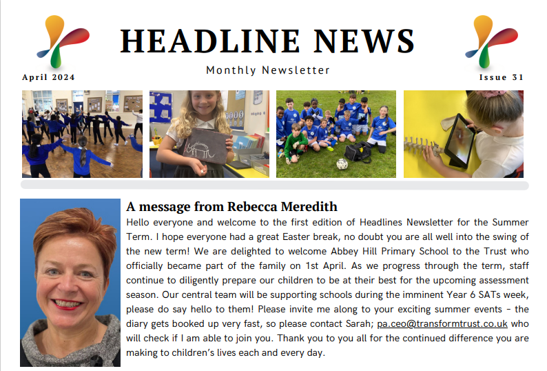 Headline News – April 2024, Issue 31
