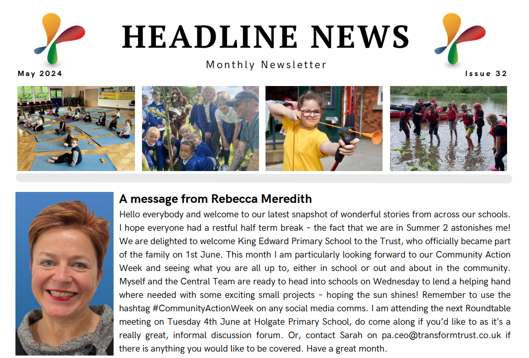 Headline News – May 2024, Issue 32